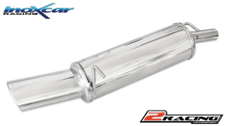 Zadní výfuk z nerezové oceli s koncovkou Oválná 120x80 mm Inoxcar racing FOFI.15.120