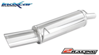 Zadní výfuk z nerezové oceli s koncovkou Oválná 120x80 mm Inoxcar racing FOFI.12.120
