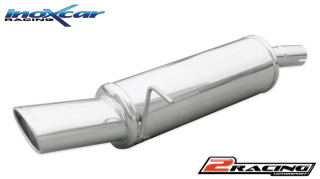 Zadní výfuk z nerezové oceli s koncovkou Oválná 120x80 mm Inoxcar racing FOFI.17.120