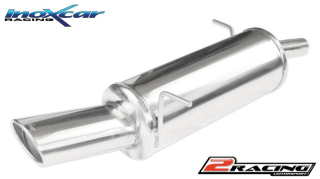 Zadní výfuk z nerezové oceli s koncovkou Oválná 120x80 mm Inoxcar racing FOFI.21.120
