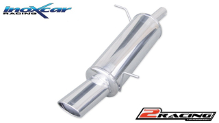 Zadní tlumič s oválnou koncovkou výfuku 120x80 mm Inoxcar racing FOFI.19.120
