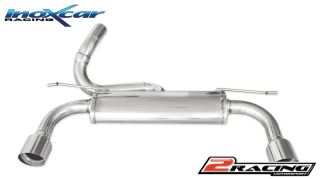 Zadní tlumič s koncovkou průměr 102 Racing P+L Inoxcar racing FOFO.08.102R