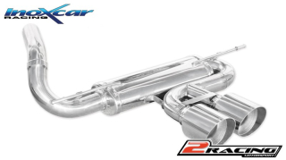 Zadní s tlumiče společně scentral koncovka 2 x průměru 114 Racing Inoxcar racing FOFO.10.114R