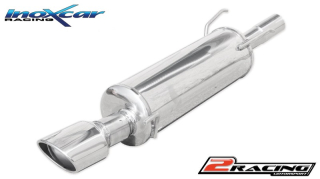 Zadní výfuk z nerezové oceli s koncovkou Oválná 120x80 mm Inoxcar racing FOPU.02.120