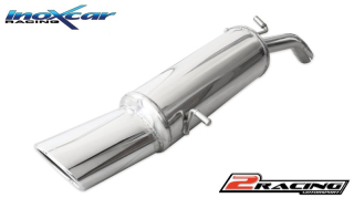 Zadní výfuk z nerezové oceli s koncovkou Oválná 150x105 mm Inoxcar racing PE208.01.150