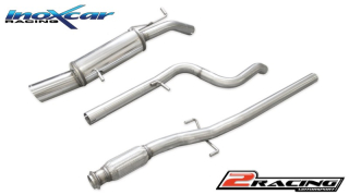 středová roura + Zadní tlumič s koncovkou průměr 100 Racing - průměru 63 Inoxcar racing CATBACK.114