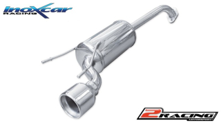 Zadní tlumič s koncovkou o průměru 102 Inoxcar racing HOJA.01.102