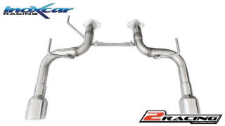 Zadní výfuk bez tlumiče s koncovkou průměr 102 Racing P+L Inoxcar racing INFX.01.102R