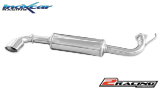 Zadní tlumič s oválnou koncovkou výfuku 120x80 mm Inoxcar racing LADE.02.120