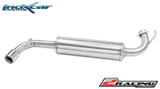 Zadní tlumič s koncovkou o průměru 80 Inoxcar racing LADE.01.80