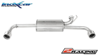 DUPLEX Zadní tlumič s koncovkou o průměru 102 Inoxcar racing TWLA.01.102