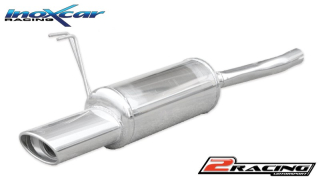 Zadní výfuk z nerezové oceli s koncovkou Oválná 120x80 mm Inoxcar racing LAY.03.120