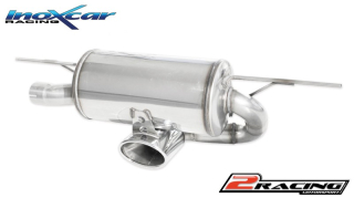 Zadní s tlumiče společně scentral koncovka Oválná 150x105 mm Inoxcar racing LOEL.02.150