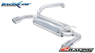Zadní tlumič s koncovkou o průměru 100 X-RACE P+L Inoxcar racing MAZD.03.XR10
