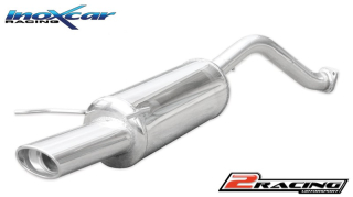 Zadní výfuk z nerezové oceli s koncovkou Oválná 120x80 mm Inoxcar racing MGZR.04.120