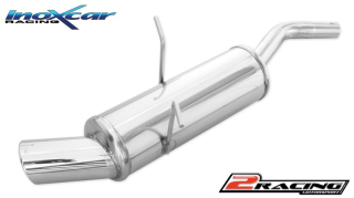 Zadní sportovní výfuk z nerezové oceli s koncovkou o průměru 90 X-RACE Inoxcar racing MICO.01.XR90