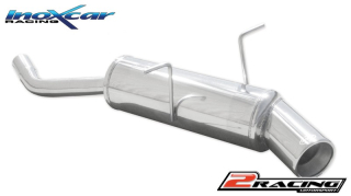 Zadní sportovní výfuk z nerezové oceli s koncovkou o průměru 102 Inoxcar racing MICO.01.102