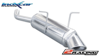Zadní výfuk z nerezové oceli s koncovkou Oválná 120x80 mm Inoxcar racing MICO.01.120