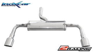 Zadní tlumič s koncovkou průměr 102 Racing P+L Inoxcar racing MICO.08.10RA