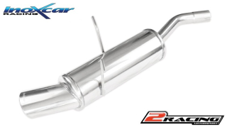 Zadní tlumič s oválnou koncovkou výfuku 120x80 mm Inoxcar racing MICO.02.120