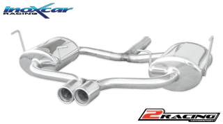 Zadní s tlumiče společně scentral koncovka 2 x průměru 80 Inoxcar racing MICO.03.80