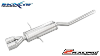 Zadní s tlumiče společně scentral koncovka 2 x průměru 80 Inoxcar racing MICO.07.80