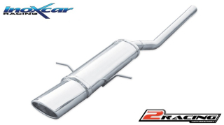 Zadní tlumič s oválnou koncovkou výfuku 150x105 mm Inoxcar racing MICO.10.150