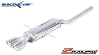 Zadní tlumič koncovkou výfuku 2 x průměru 80 X-RACE Inoxcar racing MICO.10.XR80