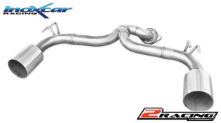 Zadní výfuk bez tlumiče s koncovkou průměr 114 Racing P+L Inoxcar racing MILA.10.114R
