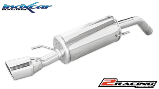 Zadní tlumič s koncovkou o průměru 100 X-RACE Inoxcar racing OPAD.01.XR10