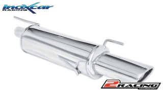 Zadní výfuk z nerezové oceli s koncovkou Oválná 120x80 mm Inoxcar racing OPAS.13.120