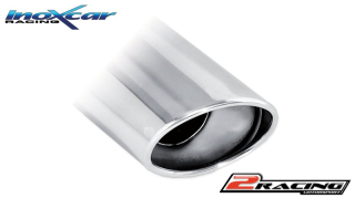 Zadní výfuk z nerezové oceli s koncovkou Oválná 120x80 mm Inoxcar racing OPAS.23.120