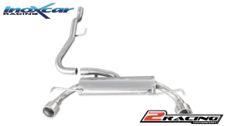 DUPLEX Zadní tlumič s koncovkou o průměru 102 Inoxcar racing TWOP.10.102