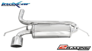 Zadní tlumič s oválnou koncovkou výfuku 120x80 mm Inoxcar racing OPCO.19.120
