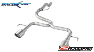 Zadní výfuk bez tlumiče s koncovkou průměr 102 Racing P+L Inoxcar racing OPCO.20.102R