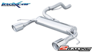 Zadní tlumič s koncovkou o průměru 100 X-RACE P+L Inoxcar racing OPCO.21.XR10