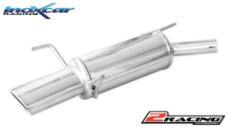 Zadní výfuk z nerezové oceli s koncovkou Oválná 120x80 mm Inoxcar racing OPTI.03.120