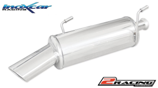 Zadní výfuk z nerezové oceli s koncovkou Oválná 120x80 mm Inoxcar racing PE206.07.120