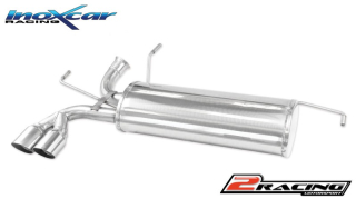 Zadní tlumič koncovkou výfuku 2 x průměru 80 Racing Inoxcar racing OVPE.01.RA