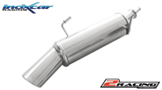 Zadní výfuk z nerezové oceli s koncovkou Oválná 120x80 mm Inoxcar racing PE206.14.120