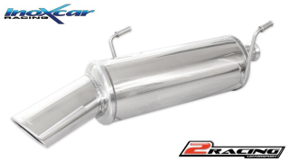Zadní výfuk z nerezové oceli s koncovkou Oválná 120x80 mm Inoxcar racing PE206.09.120