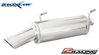Zadní výfuk z nerezové oceli s koncovkou Oválná 120x80 mm Inoxcar racing PE206.10.120