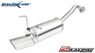 Zadní s tlumiče společně sOválná koncovka 120x80mm Inoxcar racing HOJA.02.120