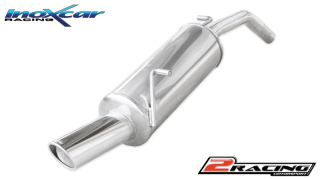 Zadní sportovní výfuk z nerezové oceli s koncovkou o průměru 90 X-RACE Inoxcar racing PE207.01.XR90