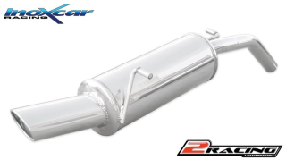 Zadní výfuk z nerezové oceli s koncovkou Oválná 120x80 mm Inoxcar racing PE207.01.120