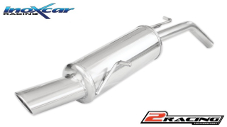 Zadní výfuk z nerezové oceli s koncovkou Oválná 120x80 mm Inoxcar racing PE207.07.120
