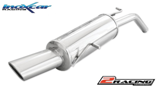 Zadní tlumič s oválnou koncovkou výfuku 120x80 mm Inoxcar racing PE207.05.120