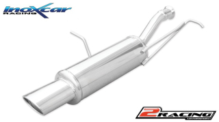 Zadní tlumič s oválnou koncovkou výfuku 120x80 mm Inoxcar racing PE307.02.120
