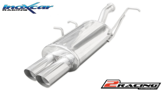 Zadní tlumič koncovkou výfuku 2 x průměru 80 Racing Inoxcar racing OVPE.03.RA