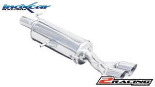 Zadní tlumič koncovkou výfuku 2 x průměru 80 Racing Inoxcar racing PE308.01.RA